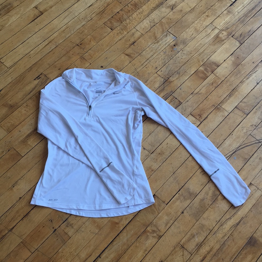 Nike white long sleeve